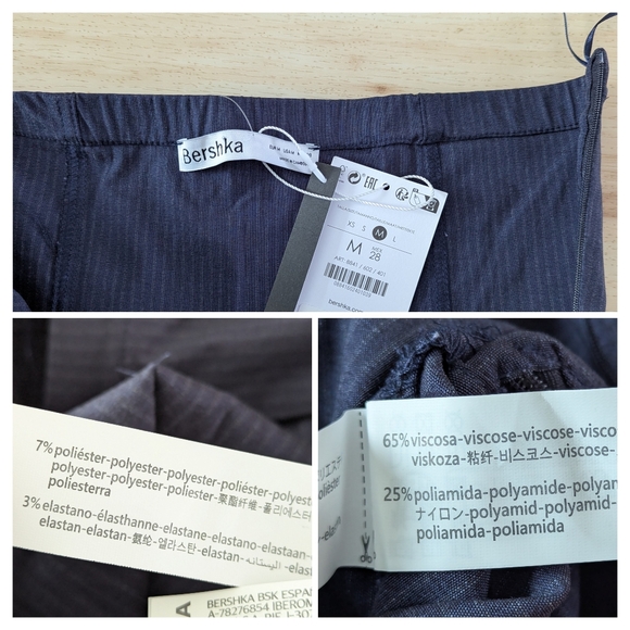 Bershka pinstripe Y2k halterneck jumpsuit buckle - Picture 6 of 11